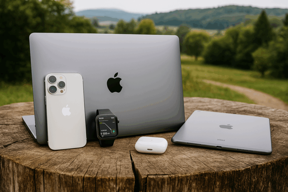 Apple unterwegs erleben – iPhone, MacBook & Co. im mobilen Einsatz