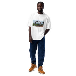 Oversized T-Shirt mit Waldmotiv von der Schaumberg Alm